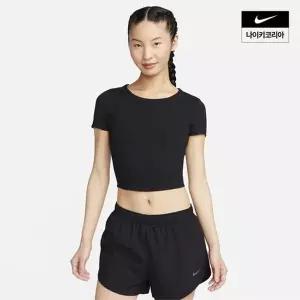 매장정품 NIKE 나이키 우먼스 원 피티드 드라이 핏 반팔 크롭 탑 FN2805-010 1345049