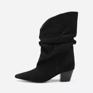 매장정품 SALT AND CHOCOLATE 솔트앤초콜릿 젤 슬라우치 웨스턴 부츠 412546018(5cm) 1237124