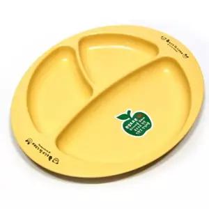 [하프클럽/브이와이]한진옥수수 타원간식플레이트 옥수수 식기 식판