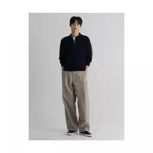 매장정품 에잇세컨즈 8SECONDS 쿼터 집업 니트 풀오버 블랙 456351SS25 202340