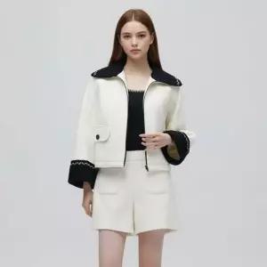 에고이스트 밑단 스트링 A라인 트위드 자켓 ES1WJ160 1016770