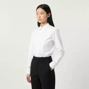 [톰브라운] 백 스트라이프 화이트 셔츠 154347722