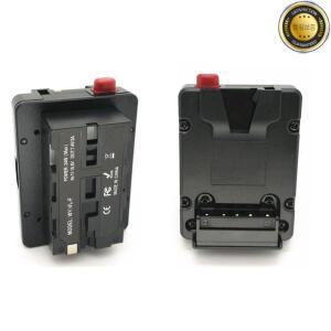 V마운트 V-잠금 배터리 NP-F F550 더미 컨버터 플레이트 어댑터 LED 조명 모니터용 D-탭