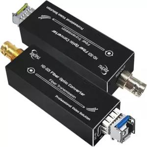 HD-SDI 오버 파이버 컨버터 1080P 30Hz Mini 익스텐더 싱글 모드 20km 비디오 광 트랜시버