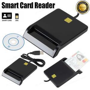 휴대용 USB 스마트 카드 리더기 DNIE ATM CAC IC ID 은행 SIM Windows용 다기능 저렴한 쉬운 사용