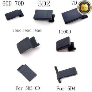 1PCS 새로운 배터리 도어 고무 커버 캐논 60D 1100D 5D2 디지털 카메라 수리 부품