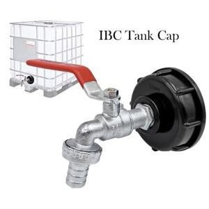 S60x6 굵은 나사 IBC 탱크 탭 커넥터 X 12'' 34'' 워터 커플링 어댑터 1000L 정원 홈 교체 밸브 피팅