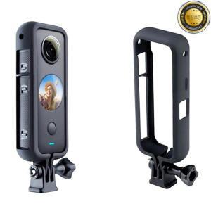 1Pc Insta360 ONE X2 실리콘 케이스 파노라마 카메라 토끼 베젤 보호 프레임 테두리 어댑터 마운트 액세서
