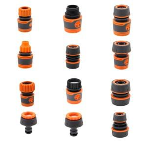가든 호스 퀵 커넥터 튜브 수리 및 급수 건 피팅용 남성 여성 탭 볼 밸브 어댑터