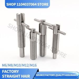 좋은 품질의 스테인레스 스틸 자동 잠금 스프링 핀 T 핸들 개폐식 풀 인덱스 볼트 인덱싱 플런저 M6 ~ M16m