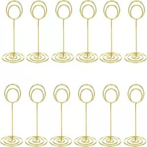 20 팩 테이블 번호 홀더 결혼식 생일 파티를 위한 카드 배치 사진