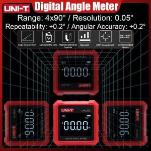 UNI-T 경사계 LM320C 각도계 마그네틱 디지털 레벨 게이지 4X90 ° 각도기 고니오미터 전자 LM320DEF