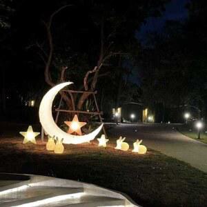 달모양 인테리어 LED 모양 거실 조형물 달조명 침실 카페 야외