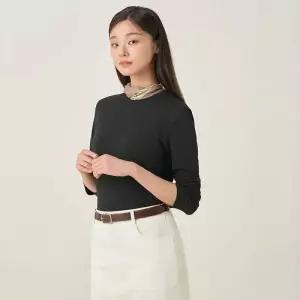 [백화점 정품] 빈폴 레이디스 [Essential] 모달 혼방 긴소매 티셔츠 블랙 (BF5741E025)