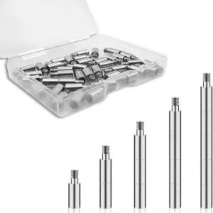 OWMOSYX 40 PCS 스크랩북 확장 포스트 나사 앨범 액세서리 사진 리필