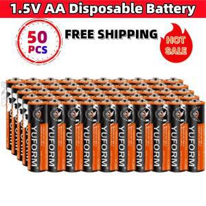 10-100PCS 1.5V AA 일회용 알카라인 건전지 R6 Led 라이트 장난감 Mp3 카메라 플래시 면도기 CD 플레이어