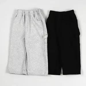 [보리보리/모데쯔]주니어 봄 투웨이 카펜터 와이드 바지 등교 초등학생 10대