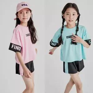 [보리보리/모데쯔]주니어 초등여아 파인드 래쉬가드 상하세트 10대 물놀이