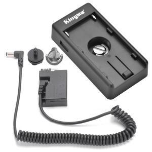 LP-E8 더미 배터리 DR-E8 DC 커플러, NP-F 어댑터 플레이트 포함, 캐논 EOS Rebel T5i T4i T3i T2i Kiss X6