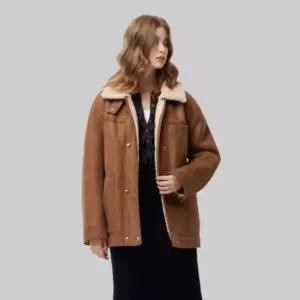 시슬리 더블 페이크 레더 무스탕SALE33561 1015173