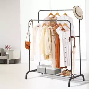 행거 리브리움 2단행거 조립식 튼튼한 선반 스탠드 이동 옷걸이거치대