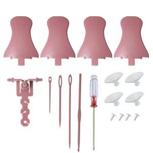 22/32/40/48 센트로 뜨개질 기계 및 자밋 룸과 호환되는 RLECS 14IN1 DIY 액세서리