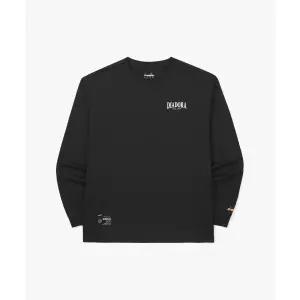 매장정품 diadora 디아도라 Diadora AIRTEX 레터링 긴팔 티셔츠 BLACK D5323LRL20BLK 1242603