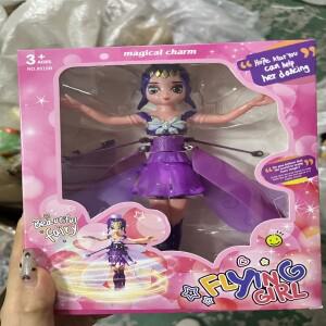 @@회전하는 발광 공주 헬리콥터 인형 춤추는 비행기 제스처 감지 장난감 크리스마스 선물 휴일