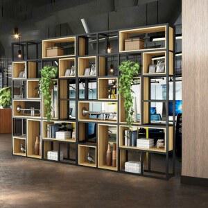 철제 파티션책장 공간분리 책꽂이 선반 공간 파티션 분리