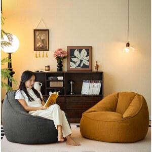 1인소파 편한 쇼파의자 의자 1인 1인용 패브릭 빈백 좌식