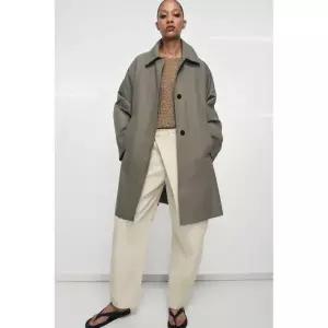 ZARA 자라 ZW 컬렉션 오버사이즈 트렌치 - 가넷 그레이 122359