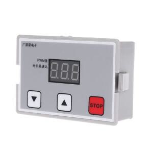 디지털 디스플레이 0 ~ 가변 12V 24V 5A 120W PWM 모터 속도 컨트롤러 레귤레이터 가역 느린 시작