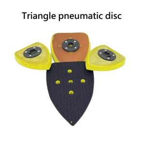 4홀 삼각형 샌딩 패드 자체 접착식 머신 공압 연마/광택