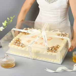 대형케이크상자 떡 기념일 베이커리 케익 선물 디저트 사진 케이크 공방 직사각형 선물포장