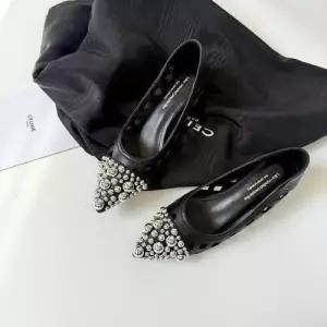 엘럽 이너 여름 스커트 여자 프렌치 펌프스 굽 스틸레토 컴포트 가죽 펀칭 통기성 샌들 리얼 박템5