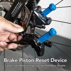 1/2피스 자전거 브레이크 패드 스프레더 도구 360 ° 회전식 오일 디스크 피스톤 리셋 유압 캘리퍼 연장