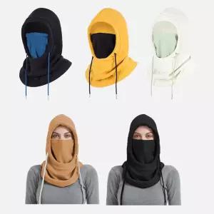 바라클라바 넥워머 페이크 후드 발라클라바 페이크목폴라