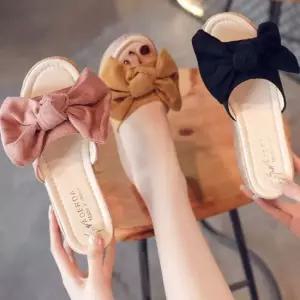 데일리 통굽 슬리퍼 왕리본 슈즈 실내화 여성 신발 여자슬리퍼 인기슬리퍼 여름슬리퍼