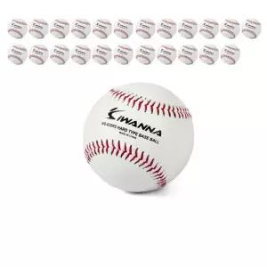 실제 시합용 야구공과 흡사한 연습용 야구공 x 24개입 경식야구공