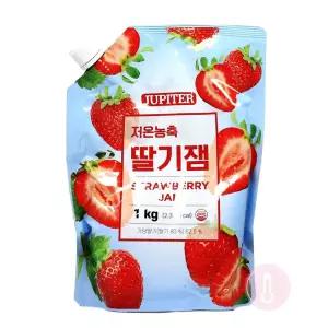 달콤한 낮은 온도로 졸인 딸기쨈 1kg 수입식품