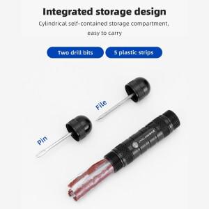 CYCLINGBOX 자전거 튜브리스 타이어 수리 키트 펑크 줄무늬 도구