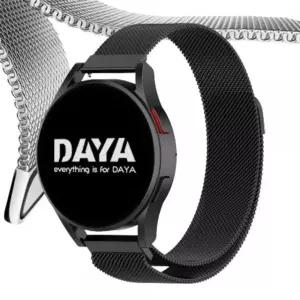 갤럭시워치 5 4 3 스트랩 20mm 블랙 밀레니즈루프 갤럭시워치5