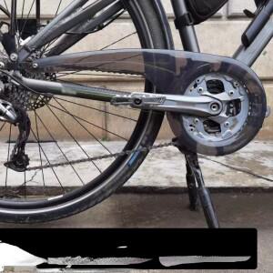 1세트 자전거 체인 가드 고강도 범용 40-46 치아 링 스프로킷 크랭크 셋 보호 액세서리