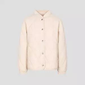 [백화점 정품] 빈폴 레이디스 니트 배색 소프트 다이아 패딩 아이보리 BF5938C020