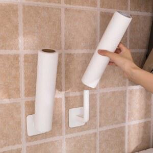 아기 돼지 휴지걸이 화장실 무타공 수건 돼지모양 화장지 소품 두루마리 티슈홀더 접착식