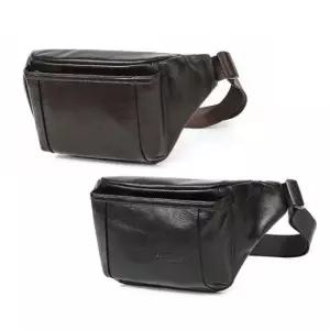 남성크로스백 소가죽 힙색 캐주얼 보조 여행 슬링백 크로스백 BM09