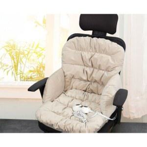 등받이 사무실 엉뜨 의자 푹신한 온열 쿠션 방석 전기