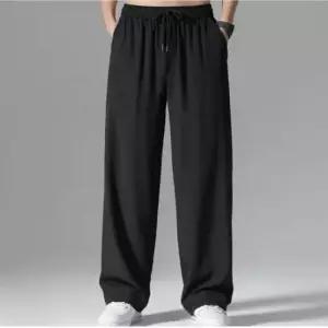 [SBD] 루즈핏 와이드 팬츠 데일리 남성 세미 편안한 슬랙스 스판 통바지 밴딩