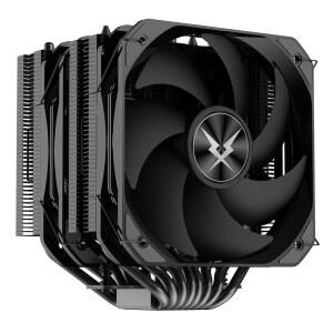 RUIX GT820 CPU 에어 쿨러, 8개의 히트 파이프, 듀얼 타워, 130mm PWM 팬, 240W TDP, AMD AM4 AM5 /Intel LGA 1851 /1700 /1200 /115X, 블랙 - 조명 없음