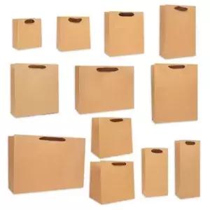 [문구/오피스] 손잡이쇼핑백 브라운 B1호~B2호- 에코 20개입 종이쇼핑백